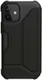 Urban Armor Gear Metropolis iPhone 12 Mini Hoesje PU Leer Zwart afbeelding 1