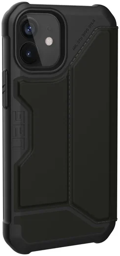Urban Armor Gear Metropolis iPhone 12 Mini Hoesje PU Leer Zwart afbeelding 5