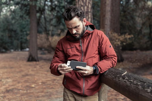 Urban Armor Gear Metropolis iPhone 12 Mini Hoesje Echt Leer Zwart afbeelding 3