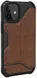 Urban Armor Gear Metropolis iPhone 12 Mini Hoesje Echt Leer Bruin afbeelding 9