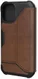 Urban Armor Gear Metropolis iPhone 12 Mini Hoesje Echt Leer Bruin afbeelding 10