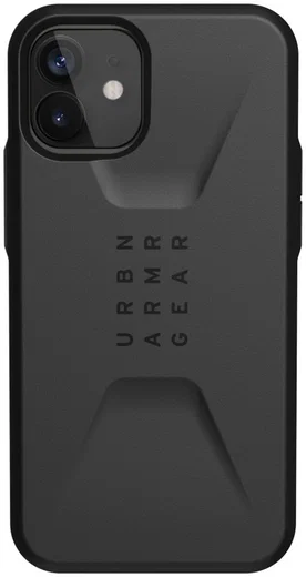 Urban Armor Gear Civilian Series Apple iPhone 12 Mini Hoesje Zwart afbeelding 1