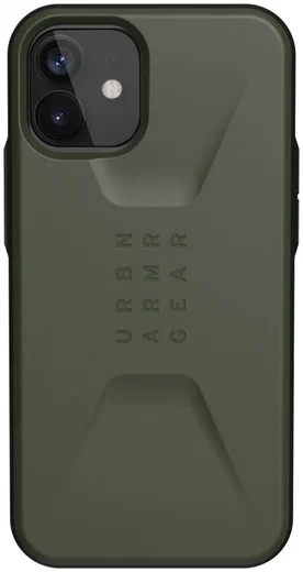 Urban Armor Gear Civilian Series Apple iPhone 12 Mini Hoesje Olive afbeelding 1