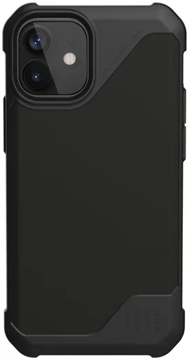 Urban Armor Gear Metropolis LT iPhone 12 Mini Hoesje PU Leer Zwart afbeelding 1