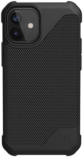 Urban Armor Gear Metropolis LT iPhone 12 Mini Hoesje Carbon Zwart afbeelding 1