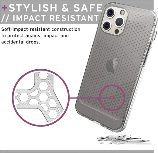 Urban Armor Gear [U] Lucent Apple iPhone 12 / 12 Pro Hoesje Ice afbeelding 5