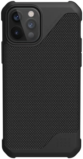 Urban Armor Gear Metropolis LT iPhone 12 / 12 Pro Hoesje Carbon Zwart afbeelding 6