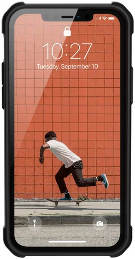 Urban Armor Gear Metropolis LT iPhone 12 / 12 Pro Hoesje Carbon Zwart afbeelding 2