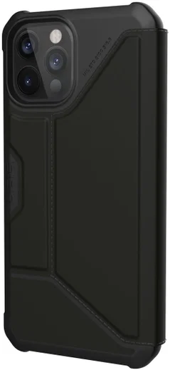 Urban Armor Gear Metropolis iPhone 12 Pro Max Hoesje PU Leer Zwart afbeelding 4