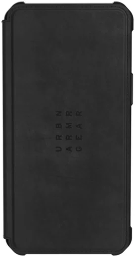 Urban Armor Gear Metropolis iPhone 12 Pro Max Hoesje Echt Leer Zwart afbeelding 1