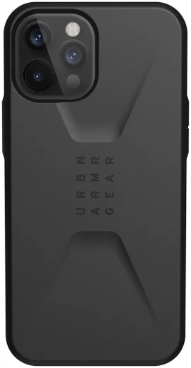 Urban Armor Gear Civilian Apple iPhone 12 Pro Max Hoesje Zwart afbeelding 1