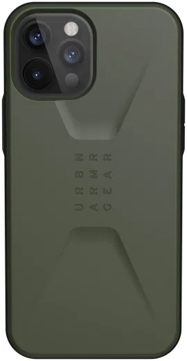 Urban Armor Gear Civilian Apple iPhone 12 Pro Max Hoesje Olive afbeelding 1