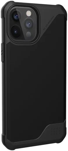 Urban Armor Gear Metropolis LT Apple iPhone 12 Pro Max Hoesje PU Zwart afbeelding 4