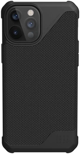 Urban Armor Gear Metropolis LT iPhone 12 Pro Max Hoesje PU Leer Zwart afbeelding 1