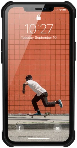 Urban Armor Gear Metropolis LT iPhone 12 Pro Max Hoesje PU Leer Zwart afbeelding 2