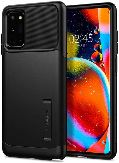 Spigen Slim Armor Samsung Galaxy Note 20 Hoesje Zwart afbeelding 1