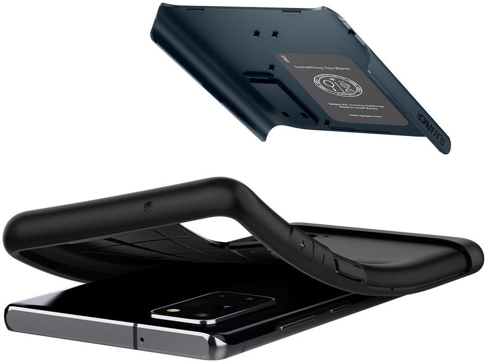 Spigen Slim Armor Samsung Galaxy Note 20 Hoesje Metal Slate afbeelding 3