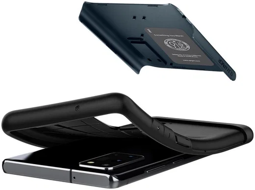 Spigen Slim Armor Samsung Galaxy Note 20 Hoesje Metal Slate afbeelding 3