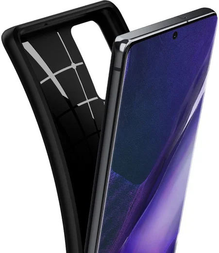 Spigen Core Armor Samsung Galaxy Note 20 Hoesje Zwart afbeelding 2