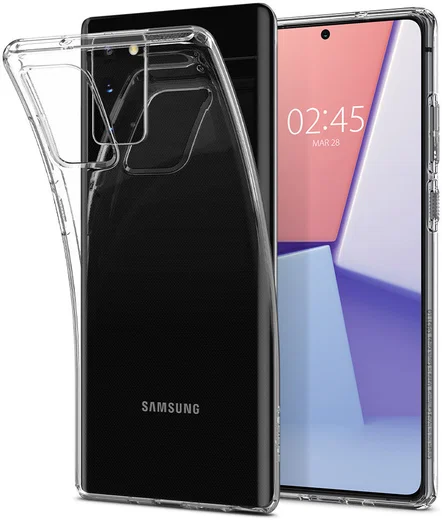 Spigen Crystal Flex Hoesje Samsung Galaxy Note 20 Transparant afbeelding 1