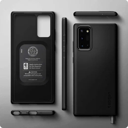 Spigen Thin Fit Hoesje Samsung Galaxy Note 20 Zwart afbeelding 2