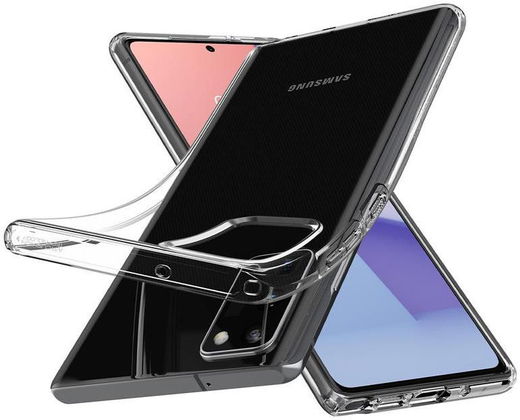 Spigen Liquid Air Hoesje Samsung Galaxy Note 20 Transparant afbeelding 2
