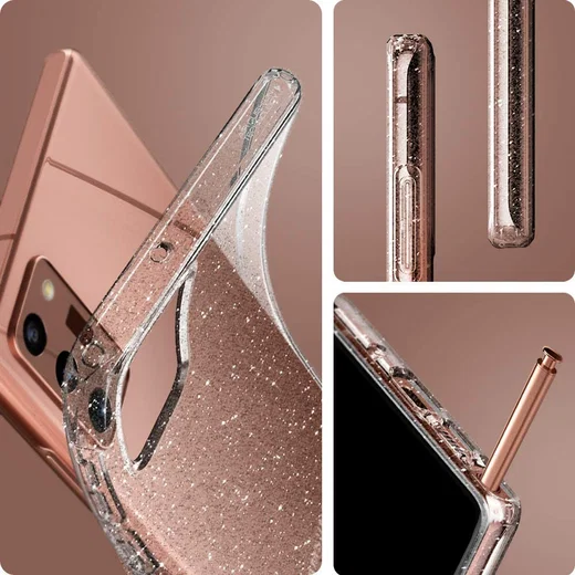 Spigen Liquid Air Hoesje Samsung Galaxy Note 20 Glitter afbeelding 4