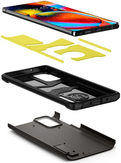 Spigen Tough Armor Samsung Galaxy Note 20 Hoesje Gunmetal Grijs afbeelding 5