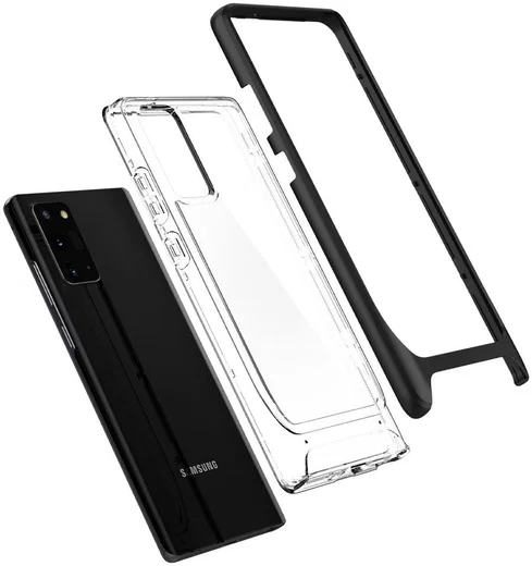Spigen Neo Hybrid Samsung Galaxy Note 20 Hoesje Zwart afbeelding 2
