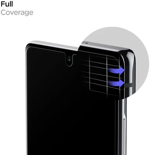 Spigen Glas tR Platinum Samsung Galaxy Note 20 Tempered Glass afbeelding 6