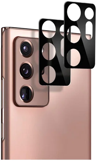 Spigen Galaxy Note 20 Camera Lens Tempered Glass 2-Pack Zwart afbeelding 2