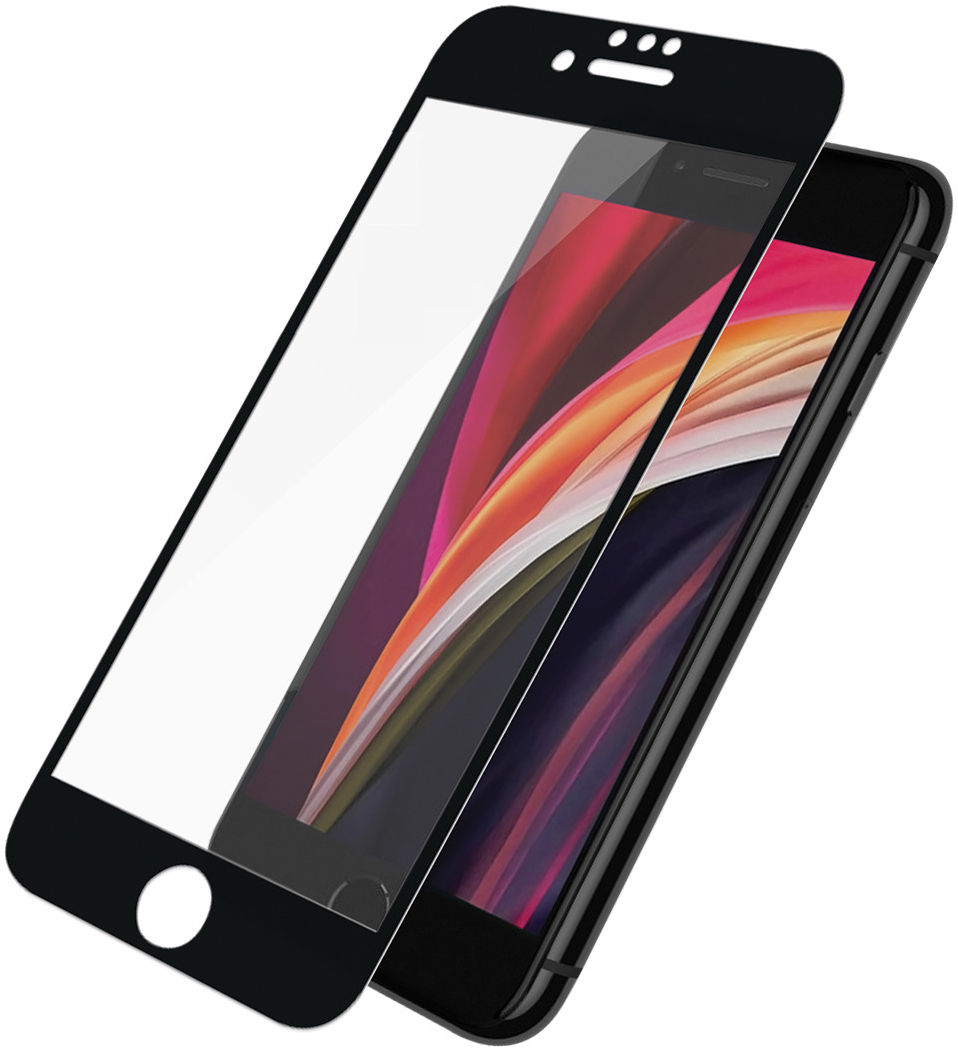 PanzerGlass iPhone SE 2020 / 2022 Case Friendly Screenprotector Zwart afbeelding 5