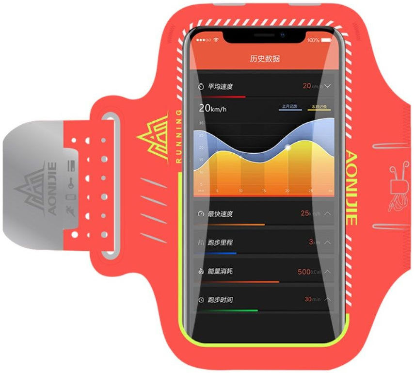 Aonijie Telefoon Sport Armband Voor Smartphone 6.0 Inch Oranje afbeelding 1