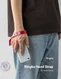 Ringke Hand Polsband Letters Rood afbeelding 2