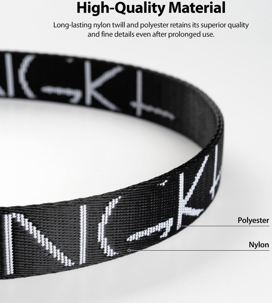 Ringke Schouder Band Zwart afbeelding 5