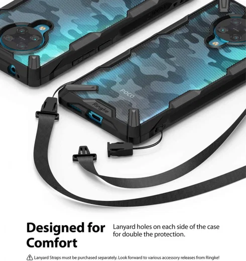 Ringke Fusion X Xiaomi Poco F2 Pro Hoesje Camo Zwart afbeelding 5