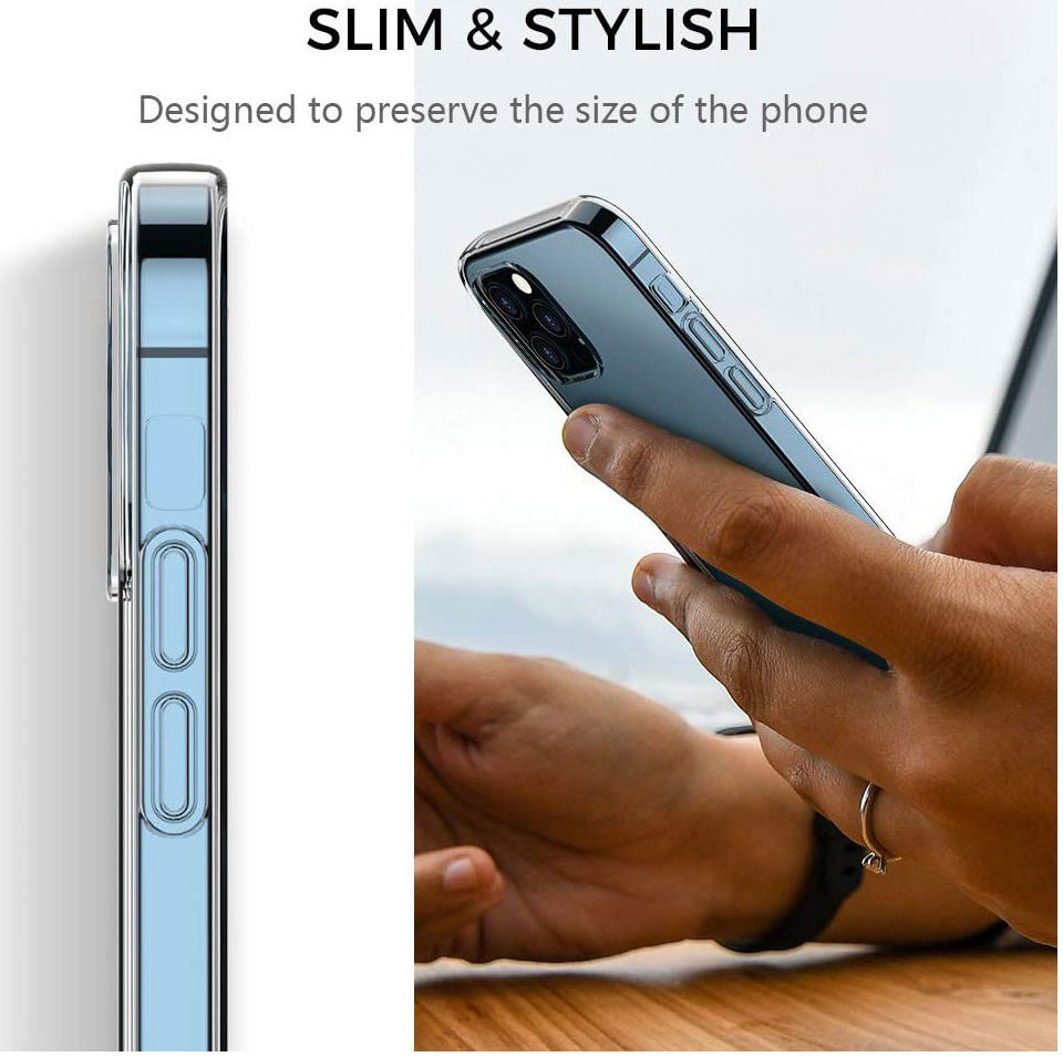 Apple iPhone 12 / 12 Pro Hoesje Flexibel en Dun TPU Transparant afbeelding 7