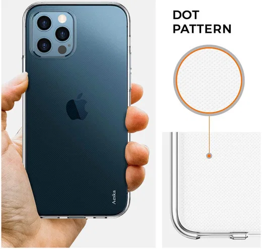 Apple iPhone 12 / 12 Pro Hoesje Flexibel en Dun TPU Transparant afbeelding 8