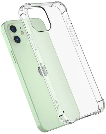Apple iPhone 12 Hoesje Schokbestendig en Dun TPU Transparant afbeelding 6