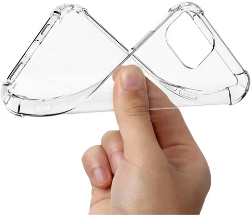 Apple iPhone 12 Hoesje Schokbestendig en Dun TPU Transparant afbeelding 9