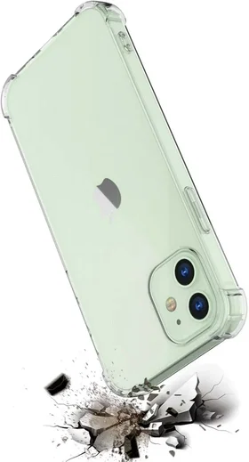 Apple iPhone 12 Hoesje Schokbestendig en Dun TPU Transparant afbeelding 5