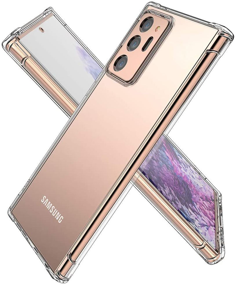Samsung Galaxy Note 20 Ultra Hoesje Schokbestendig Dun TPU Transparant afbeelding 1