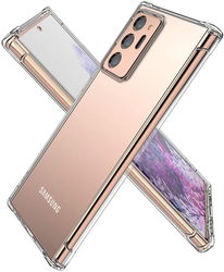 Samsung Galaxy Note 20 Ultra Hoesje Schokbestendig Dun TPU Transparant afbeelding