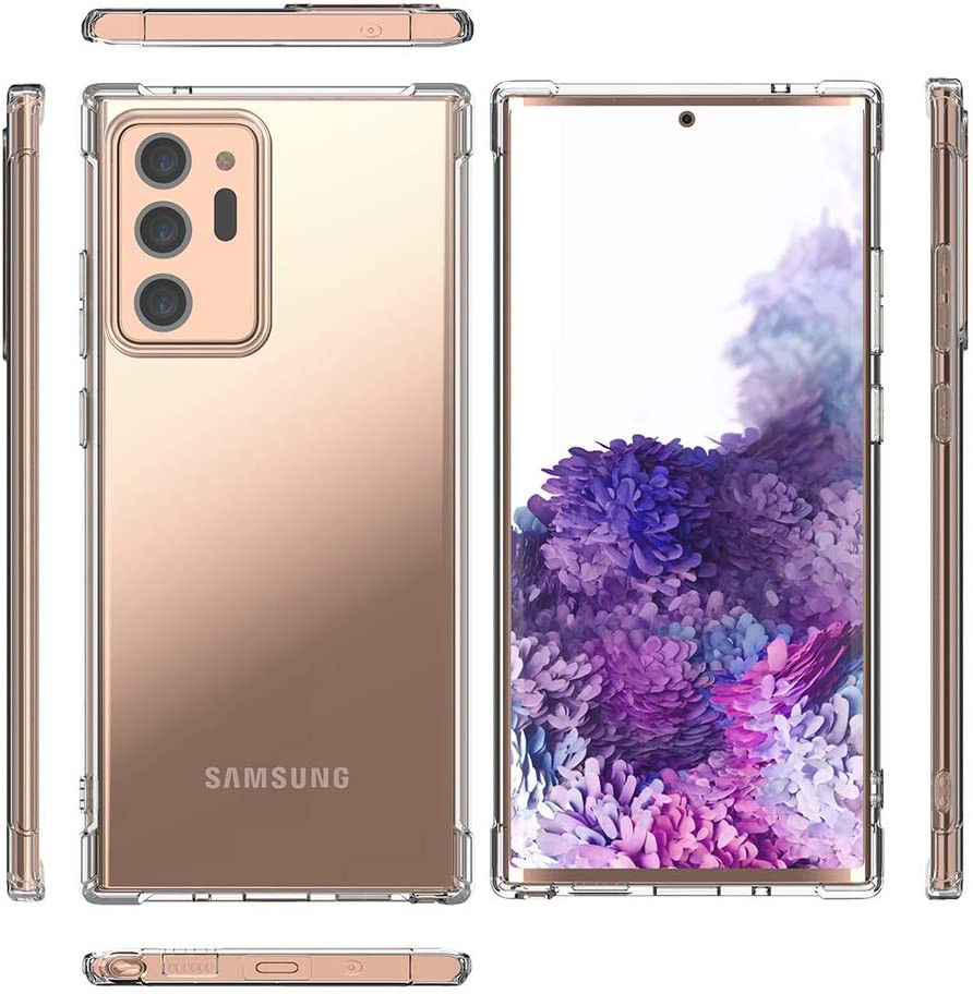 Samsung Galaxy Note 20 Ultra Hoesje Schokbestendig Dun TPU Transparant afbeelding 5
