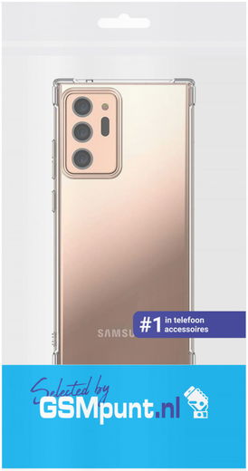 Samsung Galaxy Note 20 Ultra Hoesje Schokbestendig Dun TPU Transparant afbeelding 4