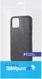Apple iPhone 12 Mini Hoesje Kunstlederen Back Cover Zwart afbeelding 2