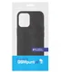 Apple iPhone 12 / 12 Pro Hoesje Kunstlederen Back Cover Zwart afbeelding 2