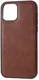 Apple iPhone 12 / 12 Pro Hoesje Kunstlederen Back Cover Bruin afbeelding 4