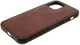 Apple iPhone 12 / 12 Pro Hoesje Kunstlederen Back Cover Bruin afbeelding 5