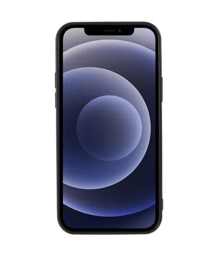 Apple iPhone 12 / 12 Pro Hoesje Kunstlederen Back Cover Bruin afbeelding 3